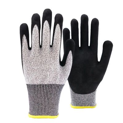 POPALM Custom Logo Nitril veiligheidshandschoenen, anti-snijdende handschoenen voor de bouw