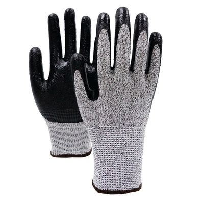 Anti-slip slijtvast nitrilcoating handschoenen voor werknemers in de automobielindustrie
