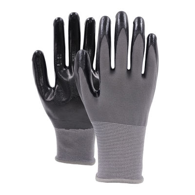 Werkhandschoenen van 13 Gauge Grijze Nylon, slijtvast, niet-glijdend werkhandschoenen