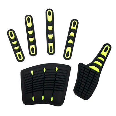 Sew On 3D Embossed Rubber PVC Patch For Harsh Working Conditions