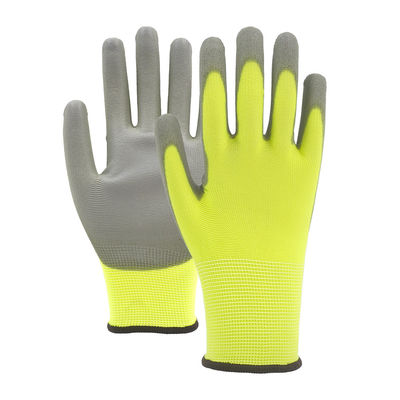Ademloze tuinhandschoenen 13 maat polyester PU Palm gecoate handschoenen voor nauwkeurig gebruik