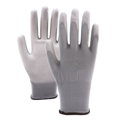 13 Gauge Polyester PU veiligheidshandschoenen snijbestendige PU stof veiligheidshandschoenen tuin
