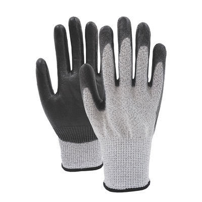 13 Gauge Polyester Polyurethane Palmcoated Handschoenen ANSI Level 5 Snijbestendige handschoenen